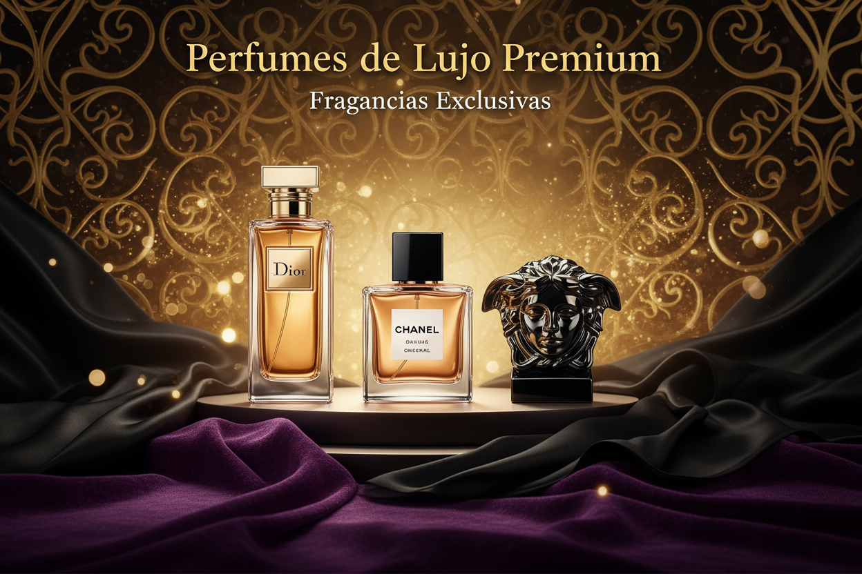 Perfumes de Lujo Premium - Dior, Chanel, Versace