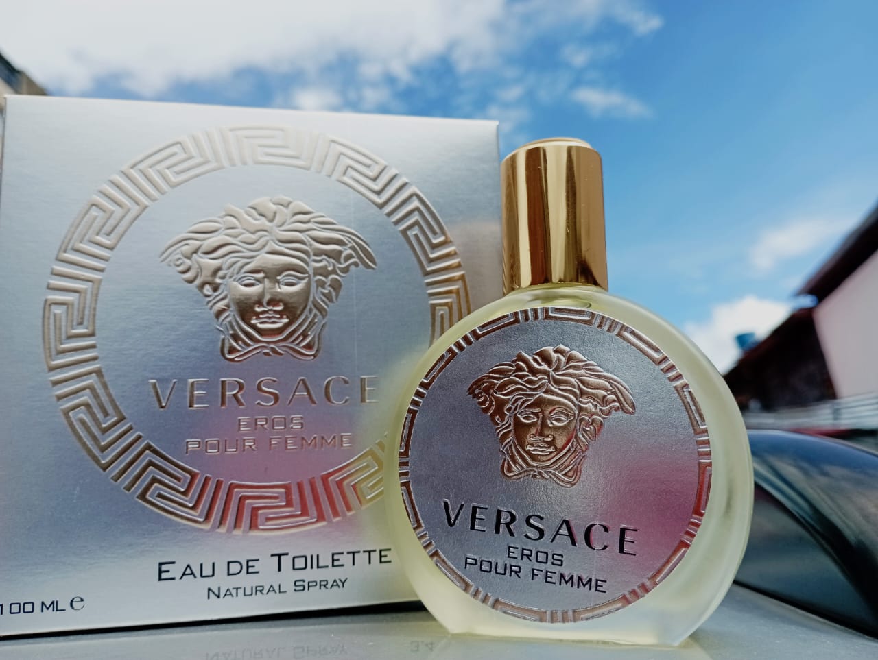 Gray helmet for bikers